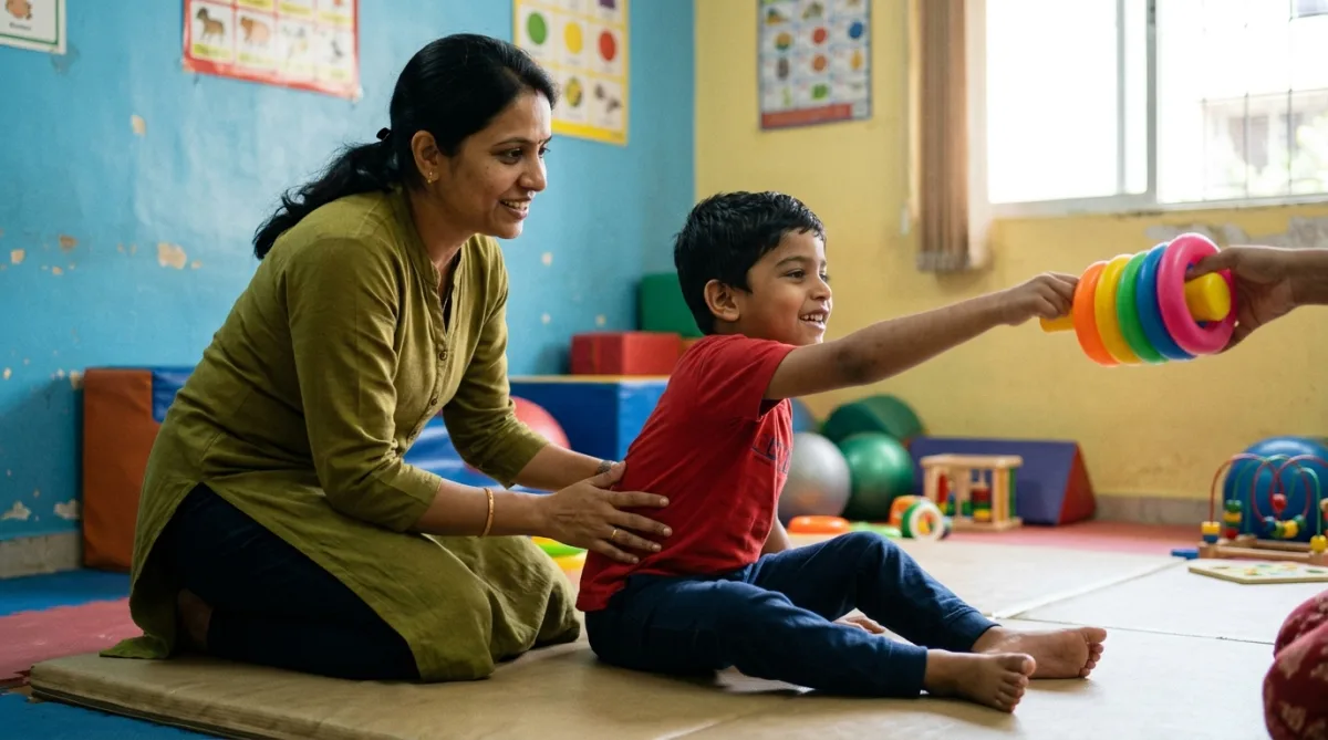 Goal based cerebral palsy rehabilitation session