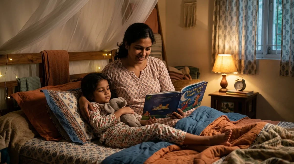 Healthy bedtime routine for autistic child