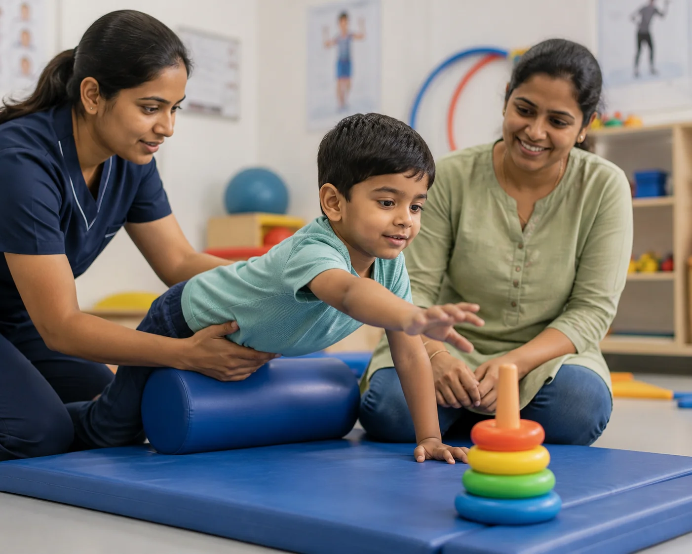 Global developmental delay rehabilitation session for child in Dehradun