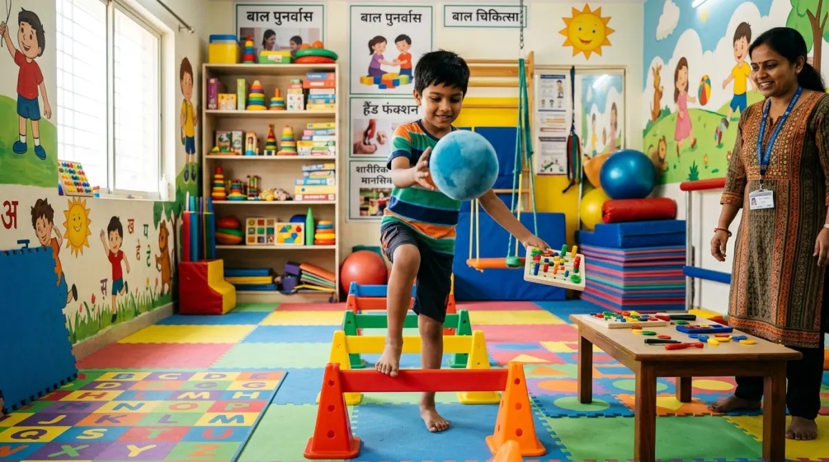 Motor coordination assessment and therapy for child